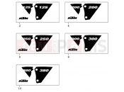 KTM 250 SX (630110) [EU] 2001 DECAL