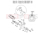KTM 65 SX (600115) [EU] 2001 CRANKSHAFT, PISTON