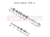 KTM 65 SX (600115) [EU] 2001 TRANSMISSION II - COUNTERSHAFT
