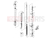 KTM 620 SC Super-moto (972500) [EU] 2000 FRONT FORK DISASSEMBLED