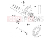 KTM 620 SC Super-moto (972500) [EU] 2000 FRONT WHEEL