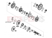 KTM 400 LC4-E (937506) [US] 2000 TRANSMISSION II - COUNTERSHAFT