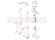 KTM 400 LC4-E (930306) [EU] 2000 FRONT FORK, TRIPLE CLAMP
