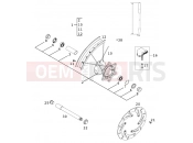 KTM 300 EXC (740300) [EU] 2000 FRONT WHEEL