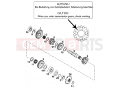 KTM 380 SX (650100) [US] 2000 TRANSMISSION II - COUNTERSHAFT