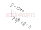 KTM 400 SX RACING (830105) [US] 2000 TRANSMISSION I - MAIN SHAFT