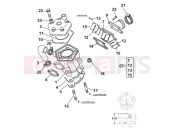 KTM 65 SX (600106) [EU] 2000 CYLINDER, CYLINDER HEAD