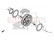 HONDA CBR650FA 2016 F-11 FRONT WHEEL