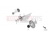 HONDA CBR650FA 2016 E-7 STARTING DRIVEN GEAR