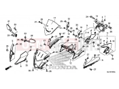 HONDA CBR650FA 2016 F-33 ​​UPPER COWL