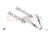 HONDA CBR650FA 2016 E-3 CAMSHAFT / VALVE