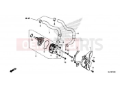 HONDA CBR650FA 2016 E-10 WATER PUMP