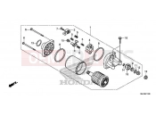 HONDA CBR650FA 2016 E-11 STARTING MOTOR