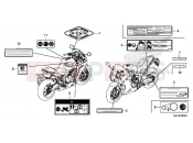 HONDA CBR650FA 2016 F-36 CAUTION LABEL