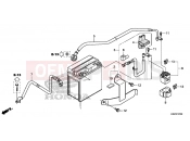 HONDA CRF250L 2016 F-37 BATTERY