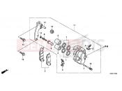 HONDA CRF250L 2016 F-12-20 FRONT BRAKE CALIPER