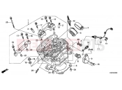 HONDA CRF250L 2016 E-2 CYLINDER HEAD