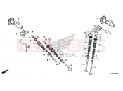 HONDA CRF250L 2016 E-3 CAMSHAFT / VALVE