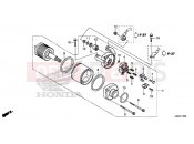 HONDA CRF250L 2016 E-13 STARTER MOTOR
