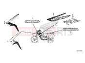 HONDA CRF250L 2016 F-50 MARK / STRIPE (CRF250L)