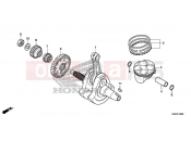 HONDA CRF250L 2016 E-16 CRANKSHAFT / PISTON