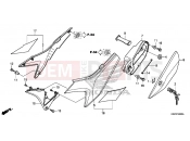 HONDA CRF250L 2016 F-24 SIDE COVER