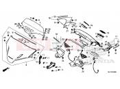 HONDA CTX1300 2016 F-42 METER VISOR / SPEAKER UNIT