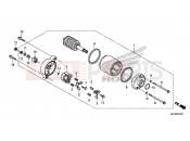 HONDA CTX1300 2016 E-13 STARTING MOTOR