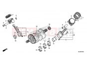 HONDA CTX1300 2016 E-16 CRANKSHAFT / PISTON