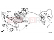 HONDA CTX1300 2016 F-41 RADIATOR