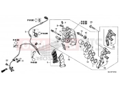 HONDA CTX1300A 2016 F-12-10 RIGHT FRONT BRAKE CALIPER
