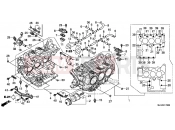 HONDA GL1800B 2016 E-17 CYLINDER BLOCK