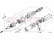 HONDA GL1800B 2016 E-10-1 STARTER MOTOR (2)