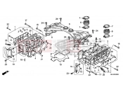 HONDA GL1800B 2016 E-2 CYLINDER HEAD