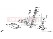HONDA GL1800B 2016 F-9 STEERING STEM