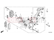 HONDA GL1800B 2016 F-13 L. FRONT BRAKE CALIPER