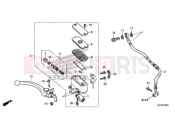 HONDA GL1800B 2016 F-6 FRONT BRAKE MASTER CYLINDER