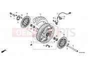HONDA GL1800B 2016 F-15 FRONT WHEEL