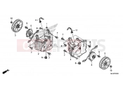 HONDA GL1800B 2016 F-43 COOLING FAN