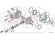 HONDA GL1800B 2016 F-20 FINAL DRIVEN GEAR