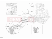 DUCATI Superbike 999 R XEROX OIL COOLER » LUBRICATION SYSTEM