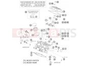 KTM 990 ADVENTURE WHITE ABS 10 (9875J6) [US] CYLINDER HEAD REAR