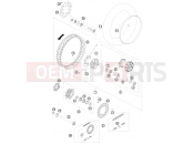 KTM 690 ENDURO 09 (9703I6) [EU] 2009 REAR WHEEL