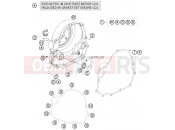 KTM 690 ENDURO 09 (9703I6) [EU] 2009 CLUTCH COVER