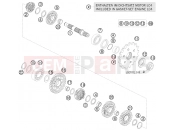 KTM 690 ENDURO 09 (9703I6) [EU] 2009 TRANSMISSION II - COUNTERSHAFT