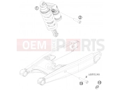 KTM 990 Supermoto T orange 09 (9803I9) [EU] 2009 SHOCK ABSORBER