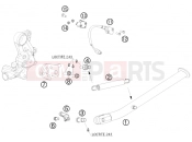 KTM 690 SMC 09 (9703I9) [EU] 2009 SIDE / CENTER STAND
