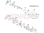 KTM 690 SMC 09 (9703I9) [EU] 2009 TRANSMISSION II - COUNTERSHAFT
