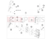 KTM 690 ENDURO 08 (9775H6) [US] 2008 FRONT BRAKE CALIPER