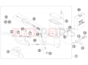 KTM 105 XC (6175H5) [US] 2008 FRONT BRAKE CONTROL